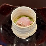 割烹 新多久 - 甘鯛／胡瓜酢