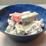 家庭料理 小川 - ささみおくらごまドレ