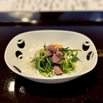 割烹 新多久 - ツキノワグマ／おかひじき