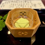 割烹 新多久 - 枝豆豆腐（湯上がり娘）