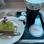 観光特急 しまかぜ - マスカットのレアチーズ　ドリンクセット