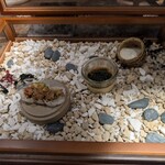 yokoyama - アミューズ（ワカモレ＋アボカド、冷製茶碗蒸し、タコ）