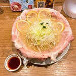 ラーメン大戦争 - 冷やしラーメン夏の陣　ネギトッピング