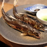 柳家 - 湖産あゆと川あゆの食べ比べ