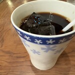 喫茶もぐら - ランチの水出しアイスコーヒー