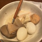 生ビール199円とおでん500円食べ放題 のれん - 