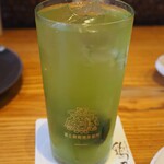 炭火焼き鳥 鶏尽 - 緑茶ハイ