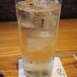 炭火焼き鳥 鶏尽 - ジョニーウォーカー ハイボール