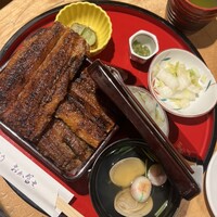 鰻う おか冨士 - 特上うな重 ¥7,840