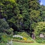 sumi - お庭に出ると美しい風景が広がります　広い芝生につながります