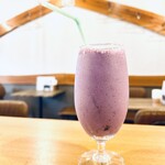 おうちごはん光里 - 限定 豆乳ラッシー(ブルーベリー)