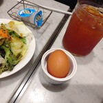 ノア カフェ - モーニングのたまご、ドリンク