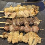 三代目 鳥メロ 新橋銀座口ガード下店 - 焼き鳥2