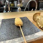 はい、串揚げです。 - 