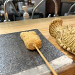 はい、串揚げです。 - 