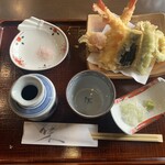 くろ麦 - 天ぷらとお蕎麦セットが着