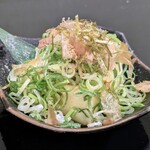 お好み焼き のろ - 葱山盛り冷奴　450円