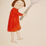 フランス料理Y's - 店内の可愛らしい絵3