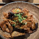 土鍋炊ごはん なかよし - なすと豚肉の味噌炒め