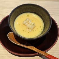 千住 しげ - 蛤出汁を使った茶碗蒸し