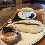 こころ - いちぢくデニッシュ、ミルク餡サンド