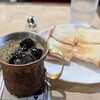 珈琲の詩 - 料理写真:アイスコーヒー モーニングハムトースト