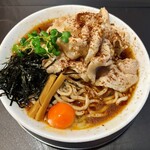 麺屋　たか - 冷やし徳島 炎（税込1,450円）肉ダブル（税込150円）