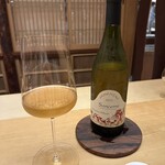 木山 - グラスワイン注文の相方のワイン　こちらのお味も素晴らしかったです♡