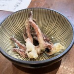 函館活鮮居酒屋 魚和 - イカ刺し　ゲソの唐揚げ