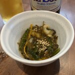 函館活鮮居酒屋 魚和 - お通し　松前漬け　500円