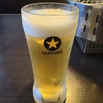 仙台ホルモン・焼肉 ときわ亭 - サッポロ黒ラベル¥479(〜19:00)