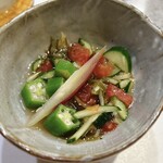 奈良 - 夏野菜の酢の物
