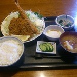 エビヒレカツ定食A（￥1.470）