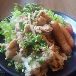 しょうが焼き 花緑青 - 