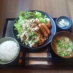 しょうが焼き 花緑青 - 