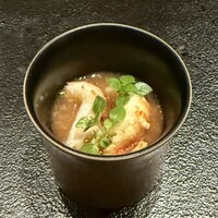 霜止出苗 - ザリガニと冷製トマトスープ