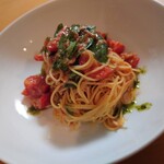 川場田園プラザ - ↑これは自宅パスタ♪バジルとトマトは買いました♪