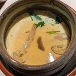 すし土風炉 - 蒸し物（季節の茶碗蒸し）