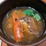 すし土風炉 - 汁物　磯椀