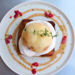 パンとエスプレッソと - 桃のフレンチトースト（1850円）