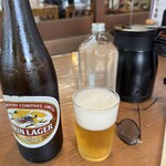 そば処 湧水 - 瓶ビールから始まり、いいちこ蕎麦湯割り