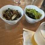 そば処 湧水 - 山菜料理と小松菜山葵味噌和え