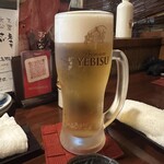 あそび割烹 賢太朗 - エビス生ビール