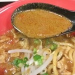麺屋ここいち - スープもこってり濃度のカレー風味！