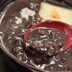 豊島屋菓寮 八十小路 - 小倉しる粉（つぶあん）