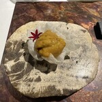 ラ・ヴァガボンド - ②北海道産のウニ（味は濃厚）