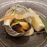 日本料理 弁慶 - 焼肴　さざえの壺焼き