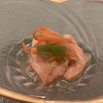 日本料理 弁慶 - 酢の物　サーモンのマリネ