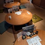 蕎麦 いち - 掘り炬燵。かわいい。