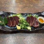 手打そば 金太郎 御殿場本店 - 鹿肉たたき